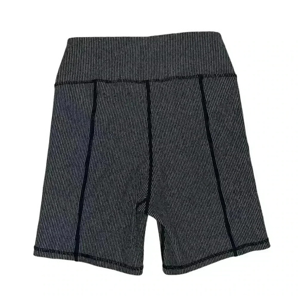 For Love And Lemons Rib Texture Bike Shorts Gray Size Small Athletic Athleisure - Picture 3 of 7